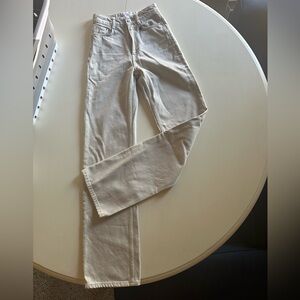 Zara Beige Straight Fit Pants